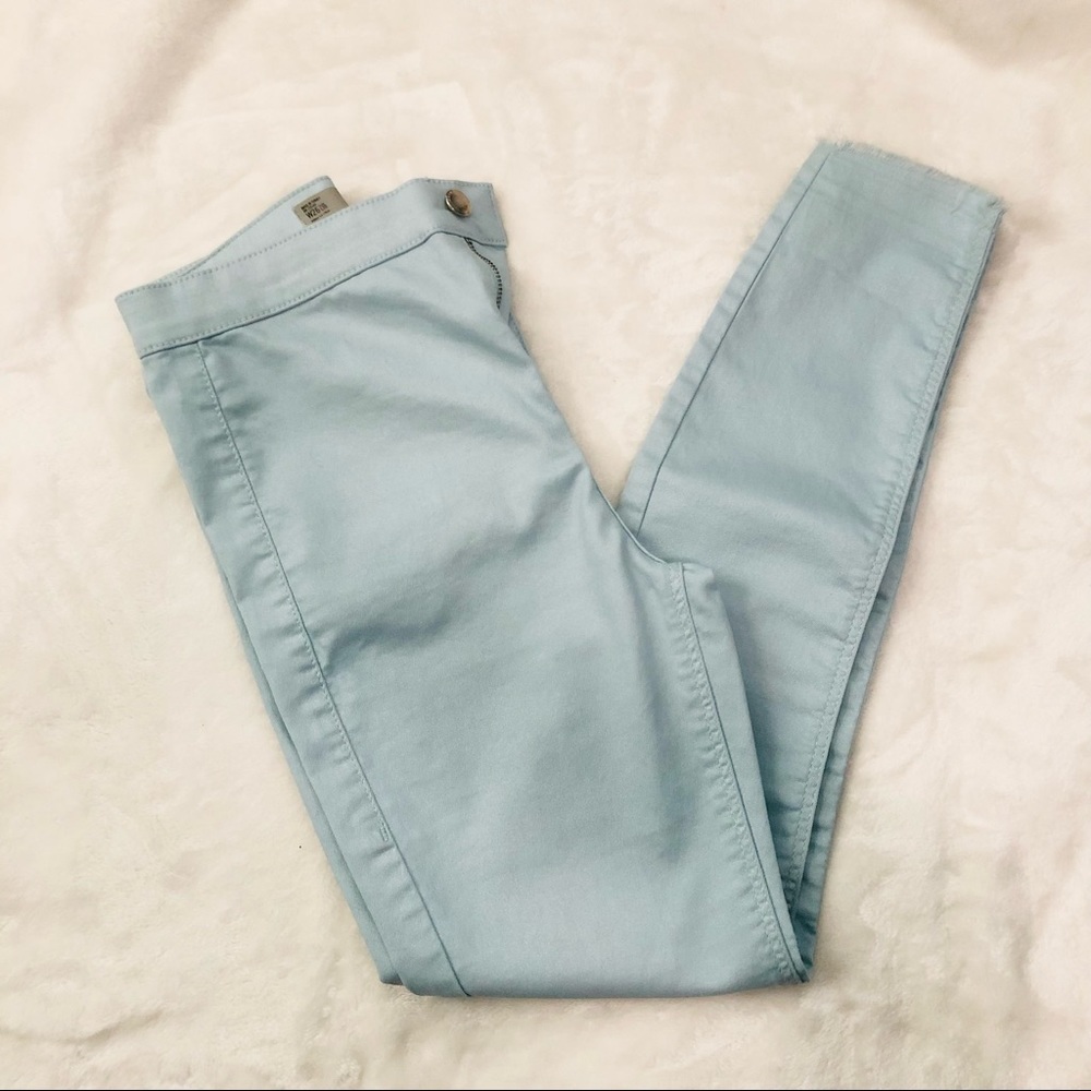 Topshop MOTO Powder Bleach Joni Jeans
